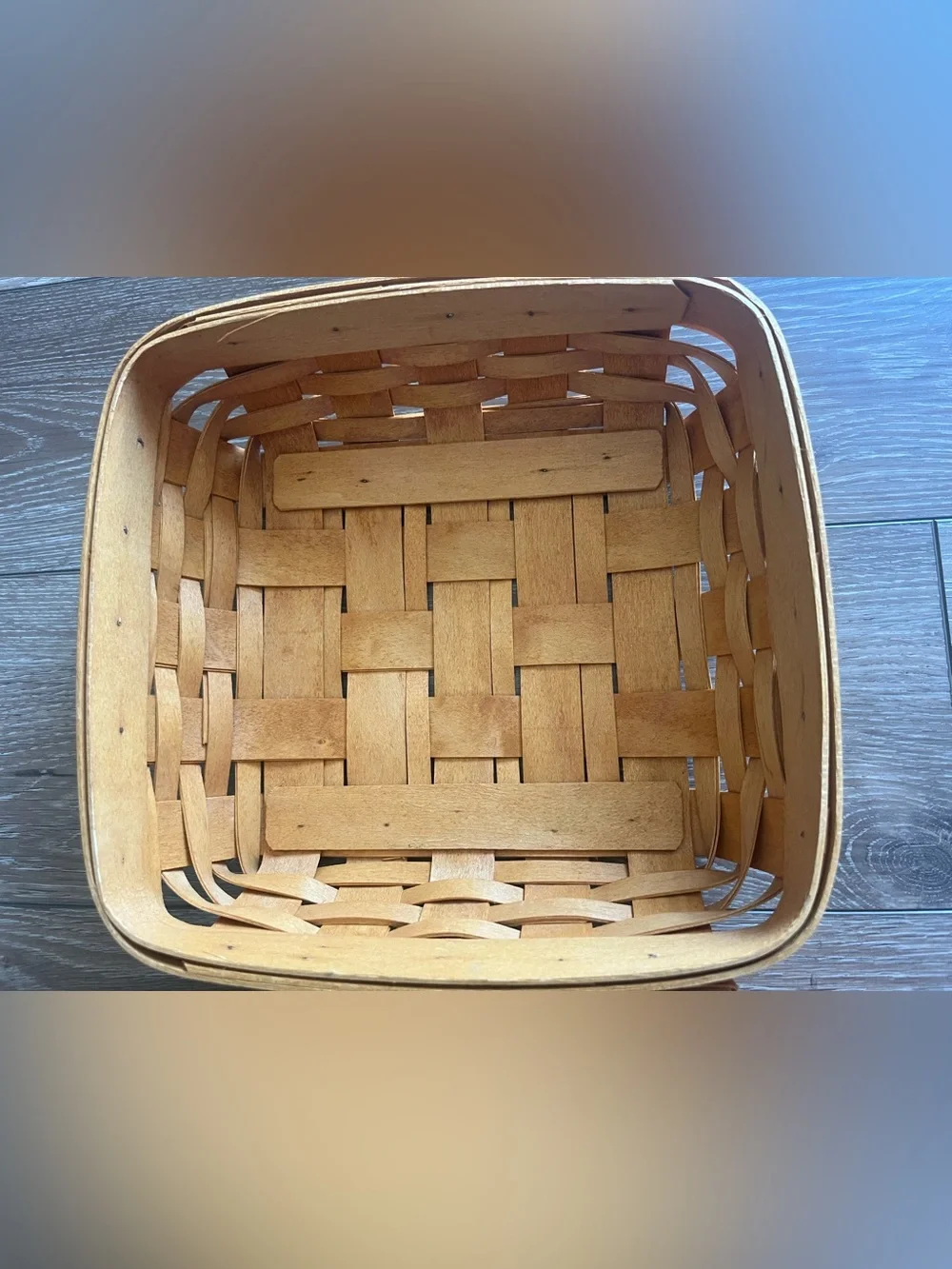 Longaberger Rectangle and Square Baskets Bundle